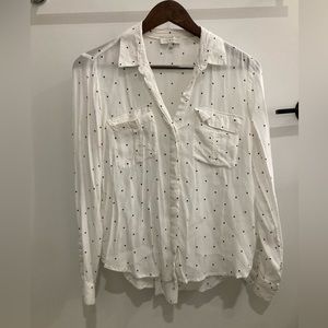 Lucky Brand women’s polka dot blouse